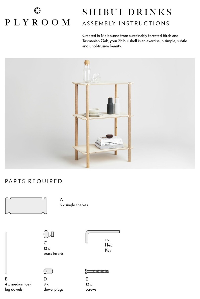 Plyroom SHIBUI DRINKS Assembly instructions