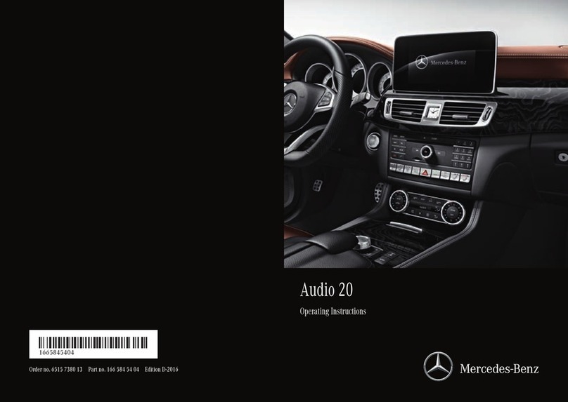 Mercedes-Benz Audio 20 operating instructions