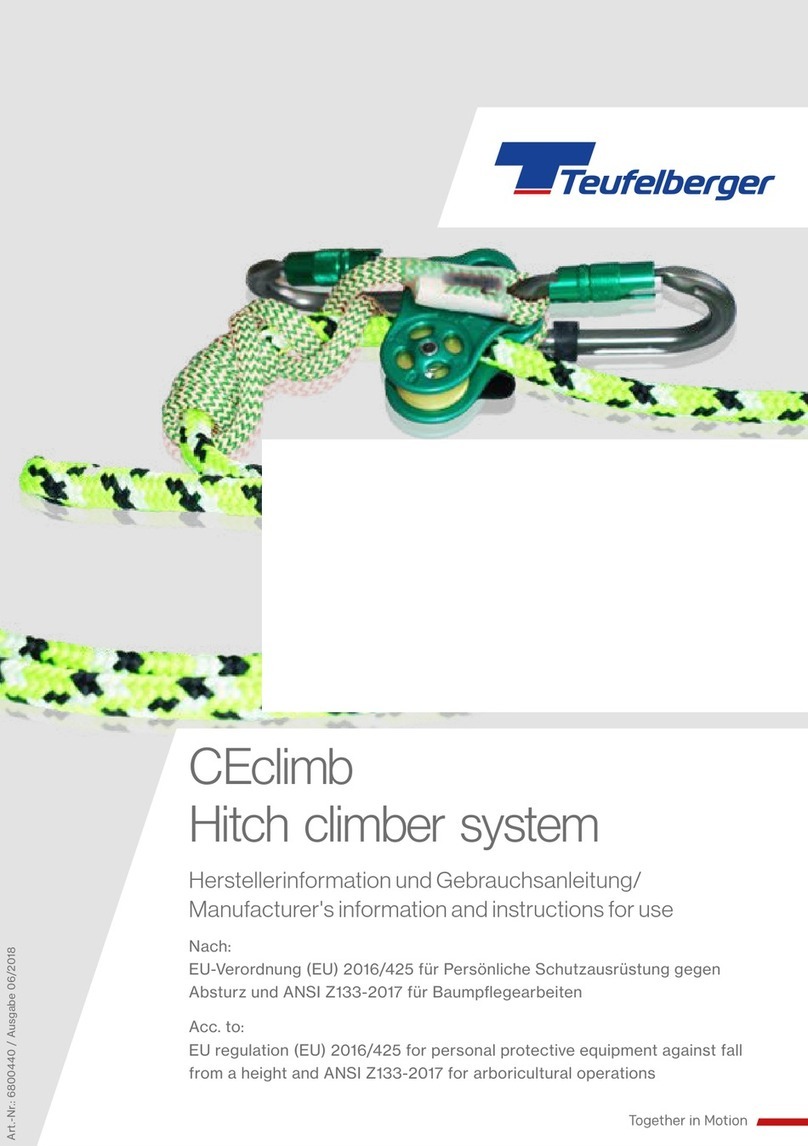 TEUFELBERGER CEclimb Manufacturer's information and instructions for use