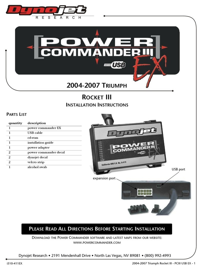 Dynojet Power Commander III User manual