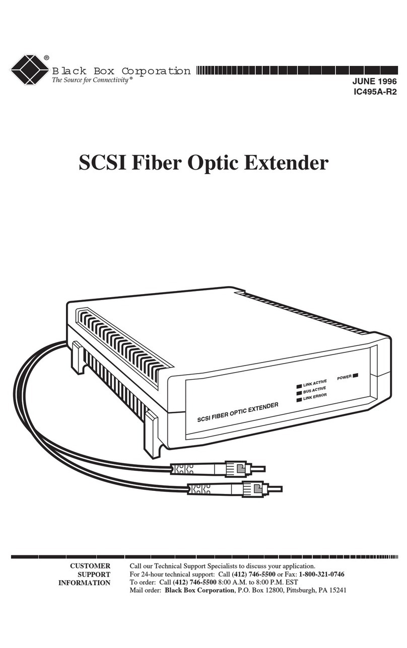 Black Box ACI-2000A User manual