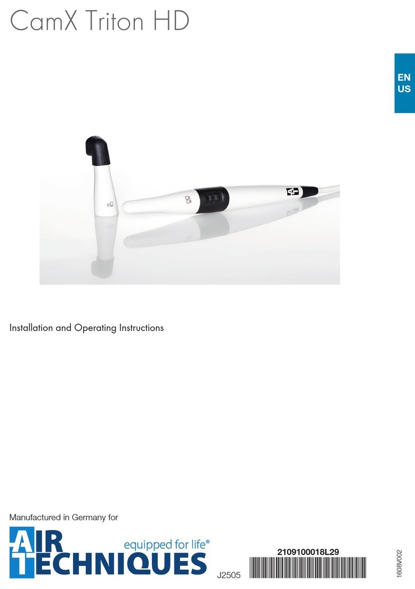Air Techniques CamX Triton HD User manual Air Techniques CamX Triton HD User manual