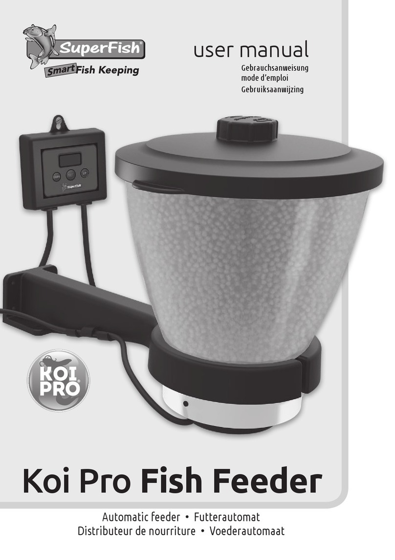 Aquadistri SuperFish Koi Pro Fish Feeder user manual