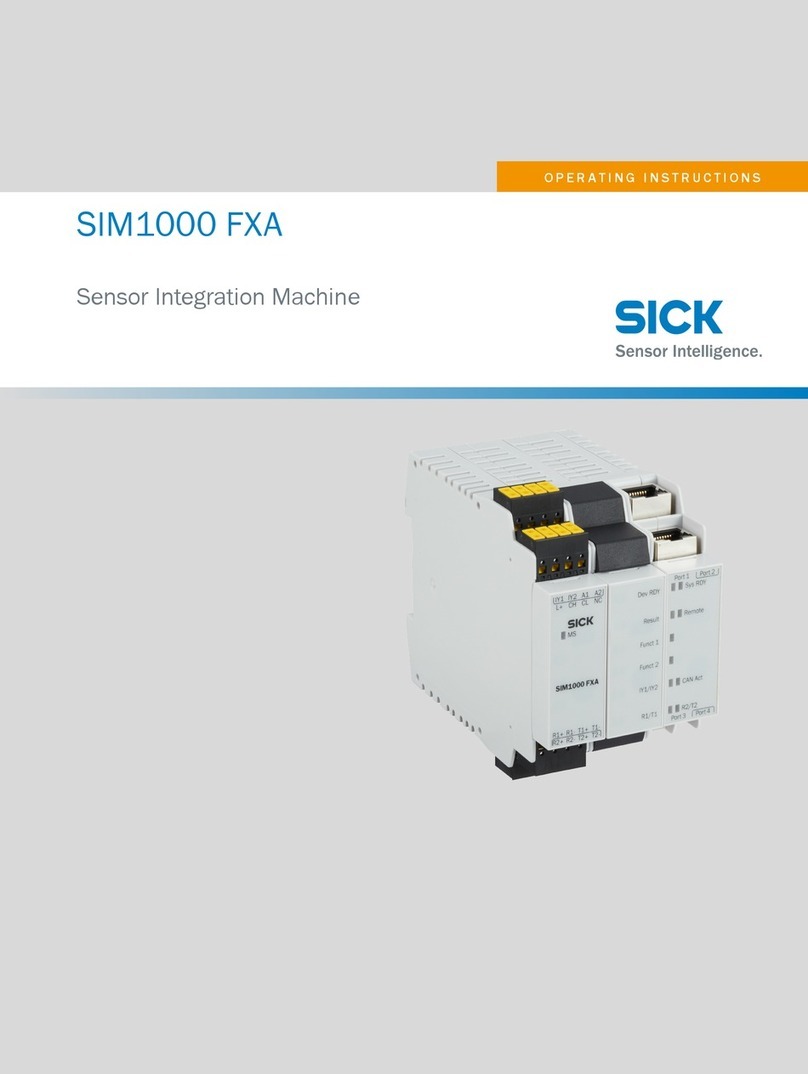 SICK SIM1000 FXA operating instructions