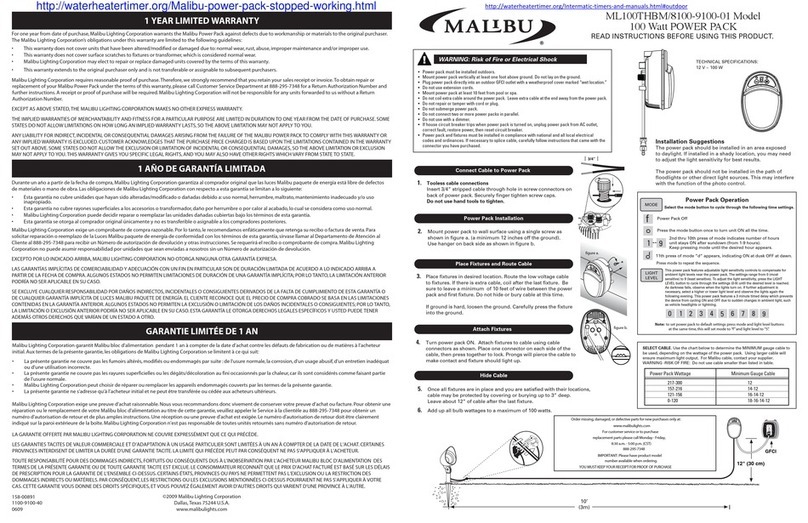 Malibu Boats ML100THBM instructions