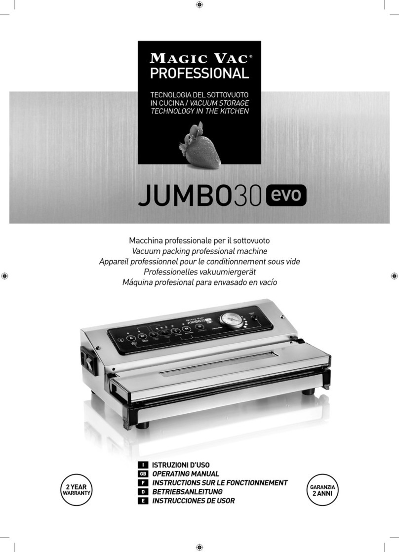 Magic Vac JUMBO 30 Evo User manual