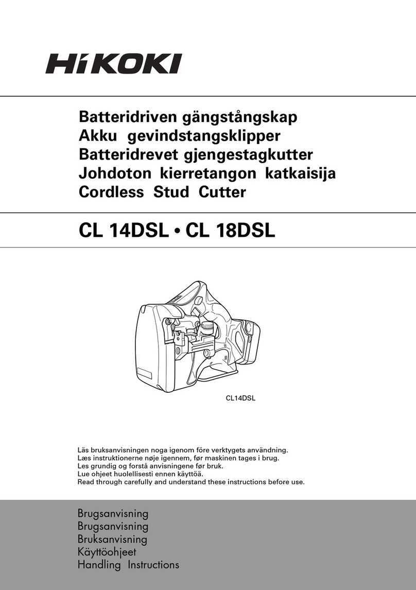 HIKOKI CL 14DSL User manual