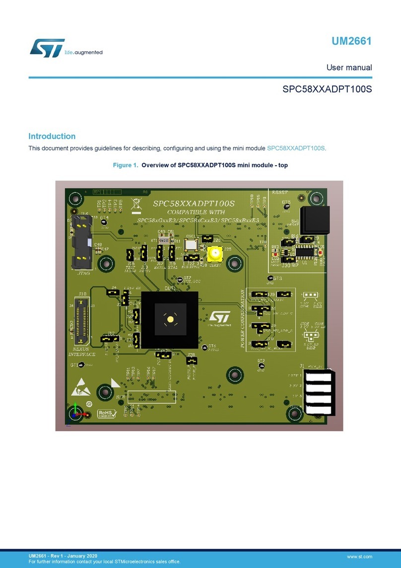 ST SPC58XXADPT100S User manual
