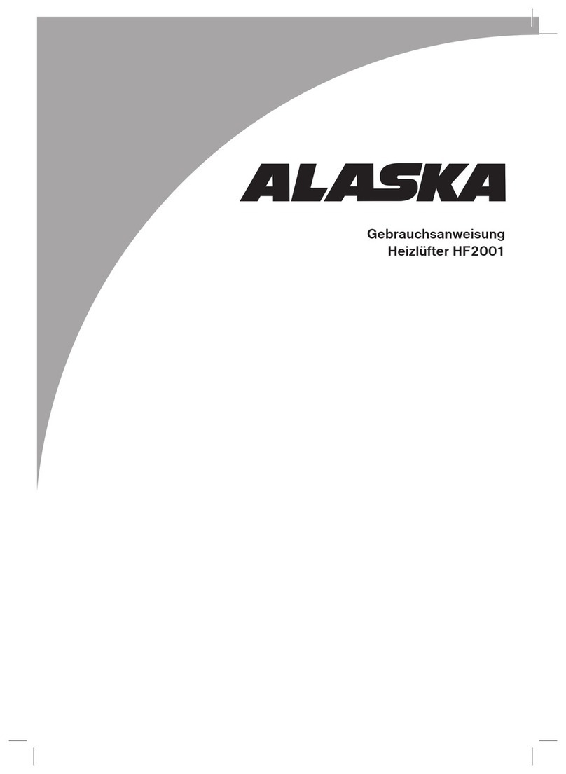 ALASKA HF2001 instruction manual