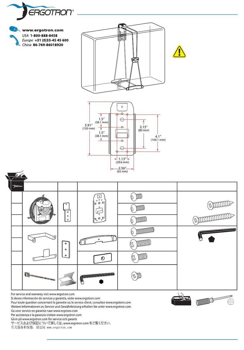 Ergotron Universal CPU Holder Assembly instructions