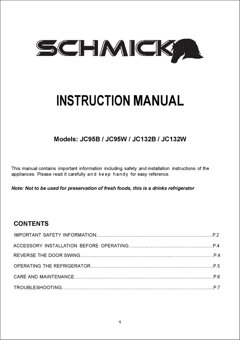 Schmick JC95B instruction manual