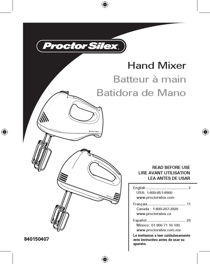 Proctor-Silex 62535 manual