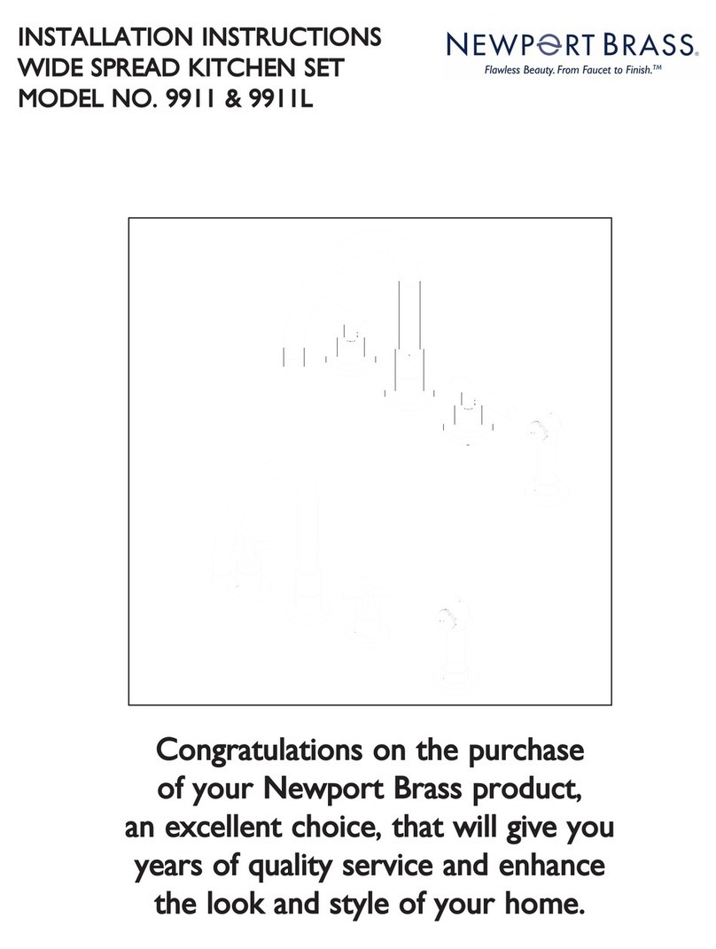 Newport Brass 9911 installation instructions