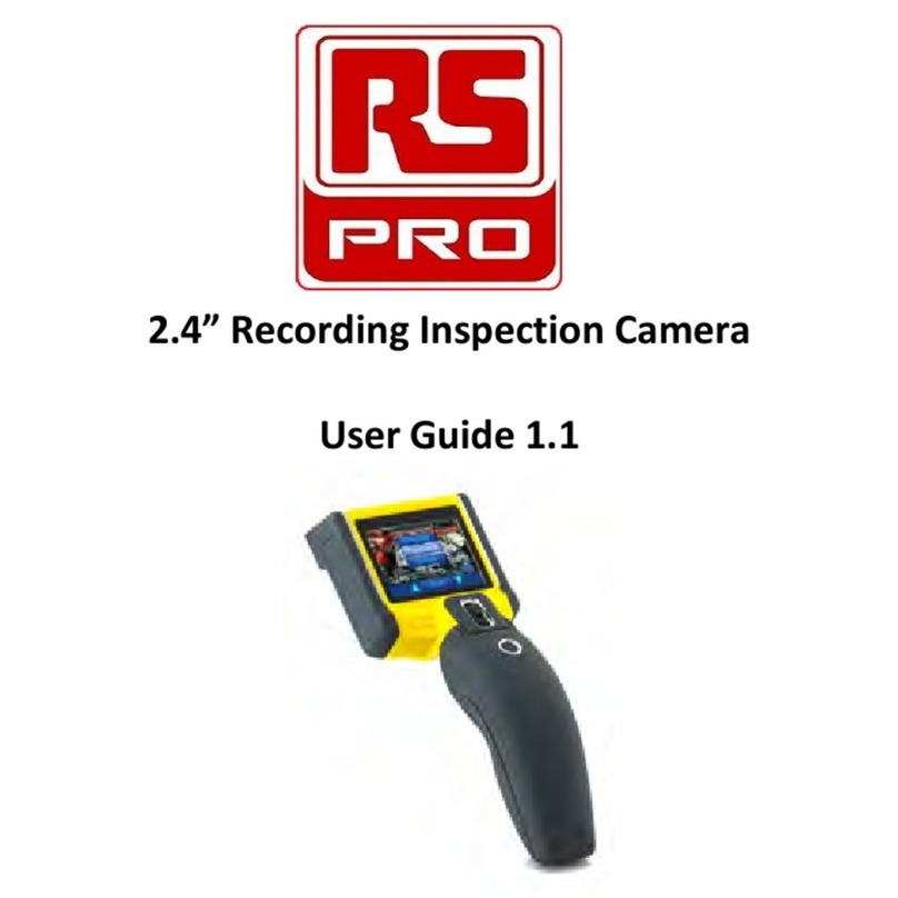 RS PRO 2.4" Recording Inspection Camera user guide