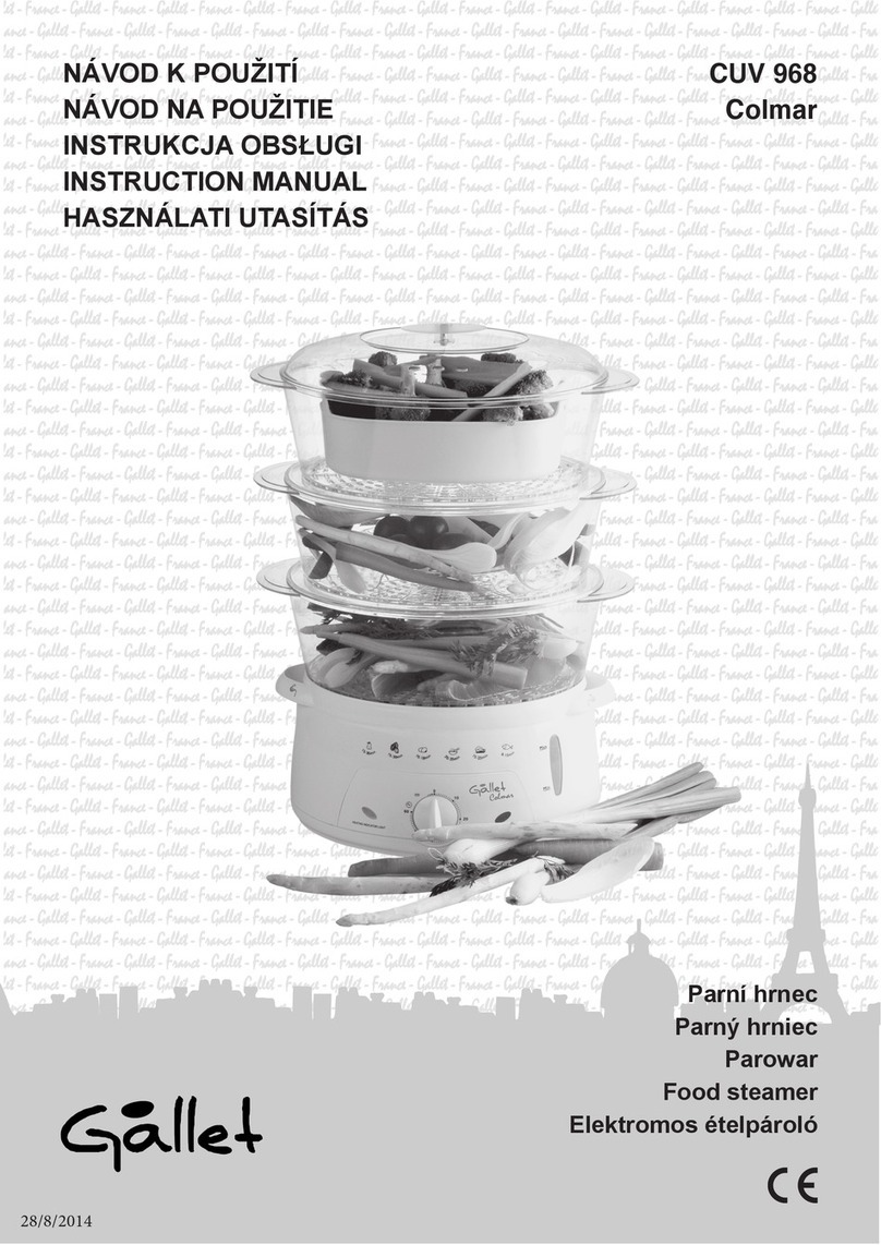 Gallet CUV 968 instruction manual