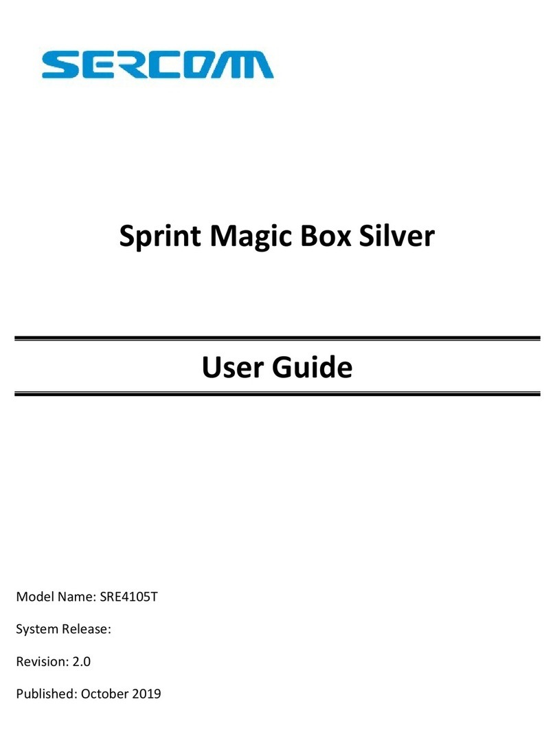 Sercomm Sprint Magic Box Silver User manual