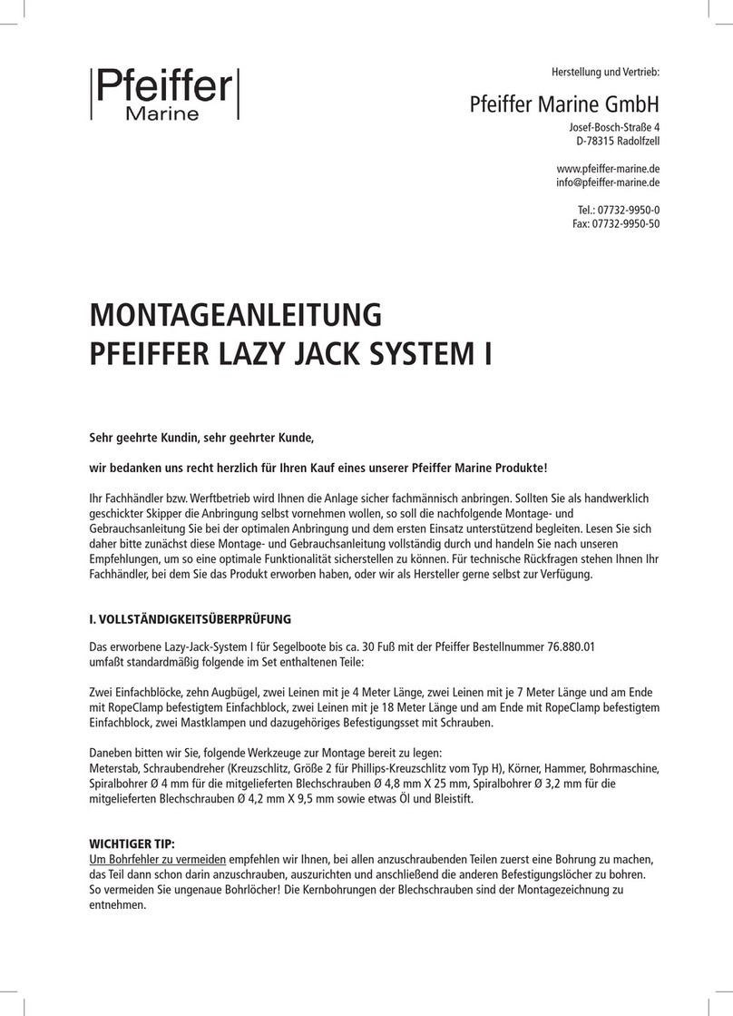 Pfeiffer LAZY JACK System I quick start guide Pfeiffer LAZY JACK System I quick start guide
