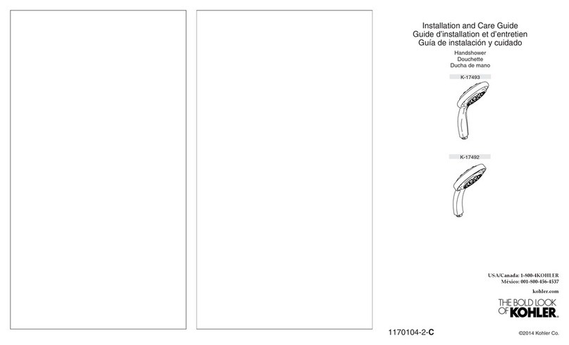 Kohler K-17493 Assembly instructions