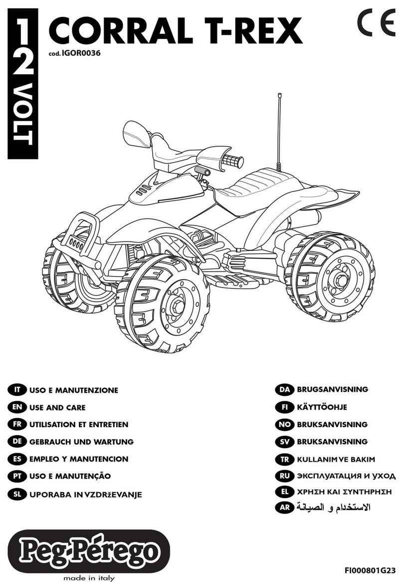 Peg-Perego CORRAL T-REX 2011 Installation instructions