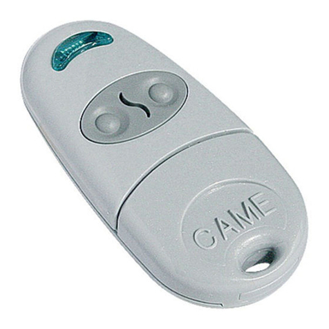 CAME TRA04 User manual