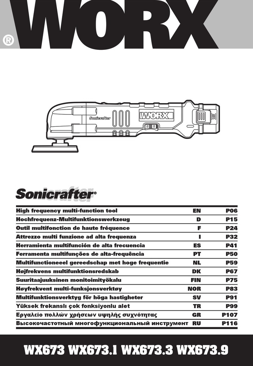 Worx Sonicrafter WX673 Original instructions