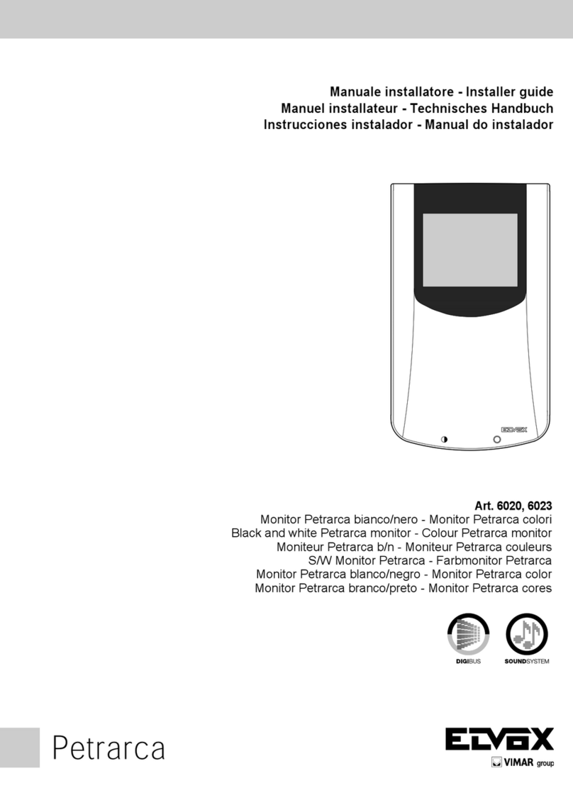 Elvox Petrarca Series Assembly instructions
