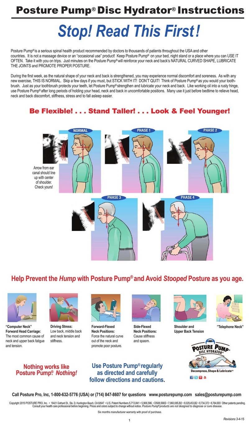 Posture Pump Disc Hydrator instructions