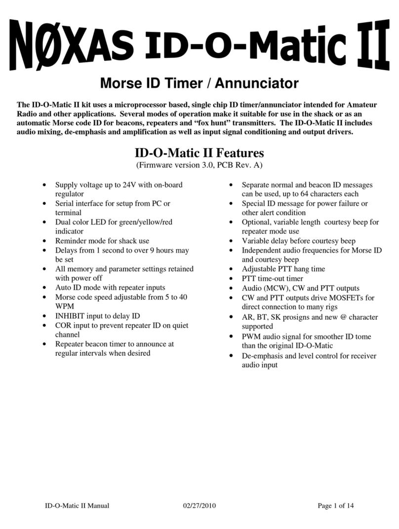 HamGadgets Noxas ID-O-Matic II manual