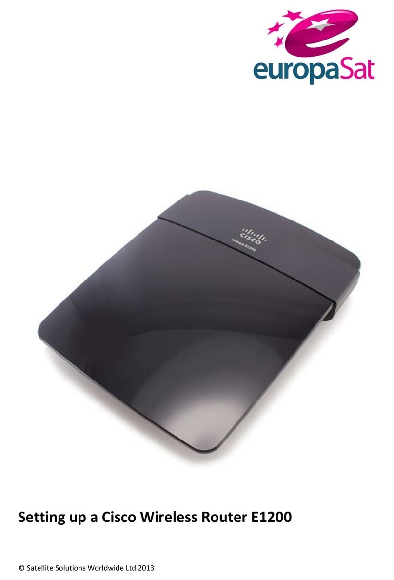 Cisco Linksys E1200 User instructions Cisco Linksys E1200 User instructions