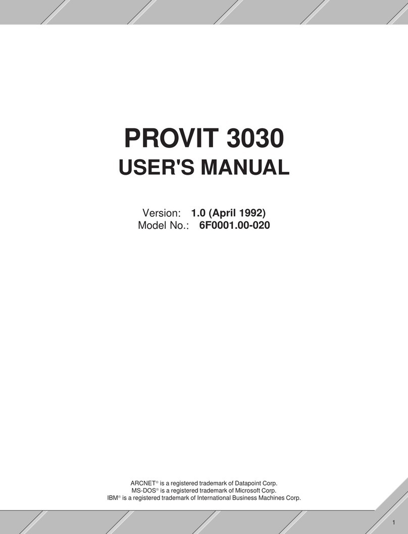 B&R PROVIT 3030 user manual