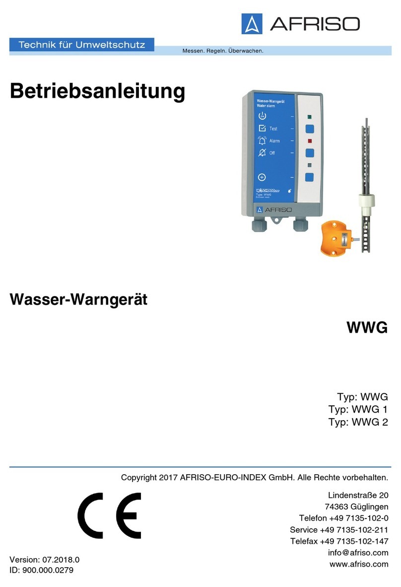 AFRISO WWG 1 User manual