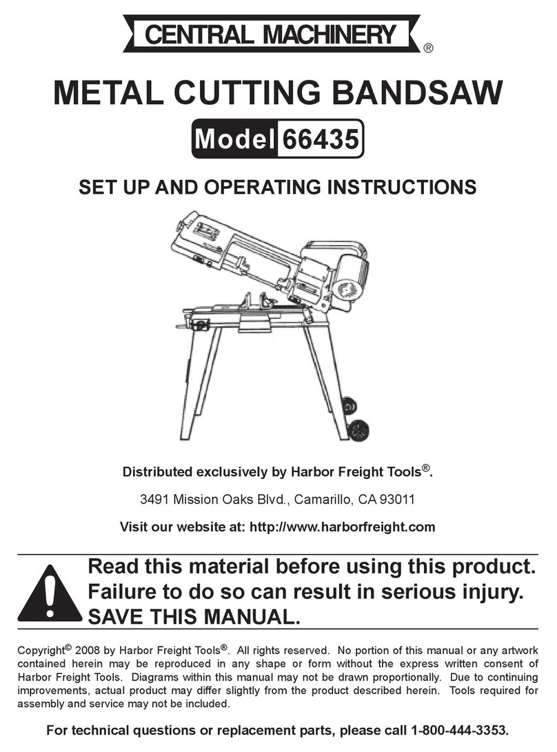 Central Machinery 66435 Installation manual