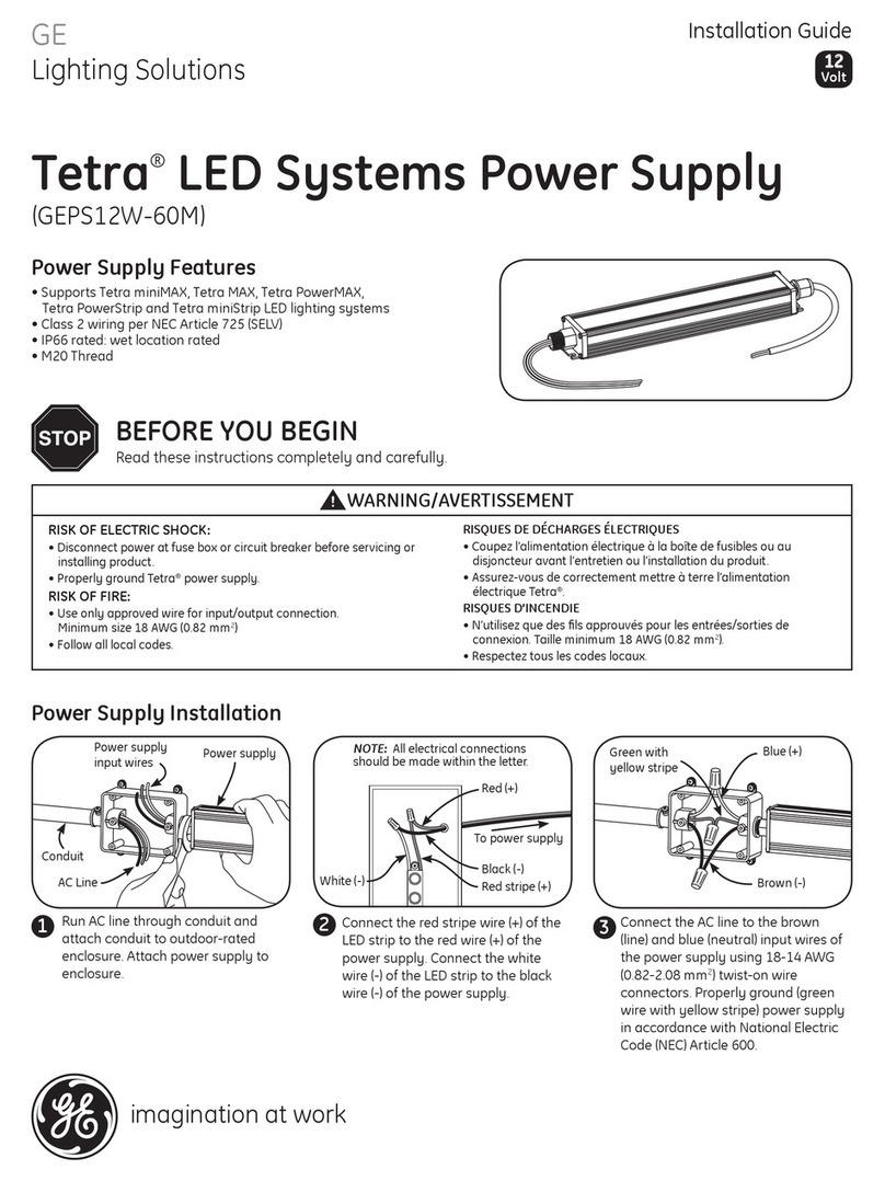 GE Tetra Series User manual
