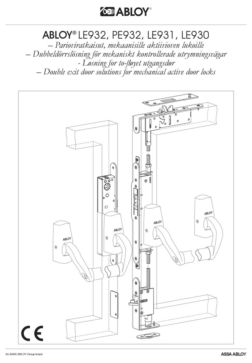 Assa Abloy LE932 User manual