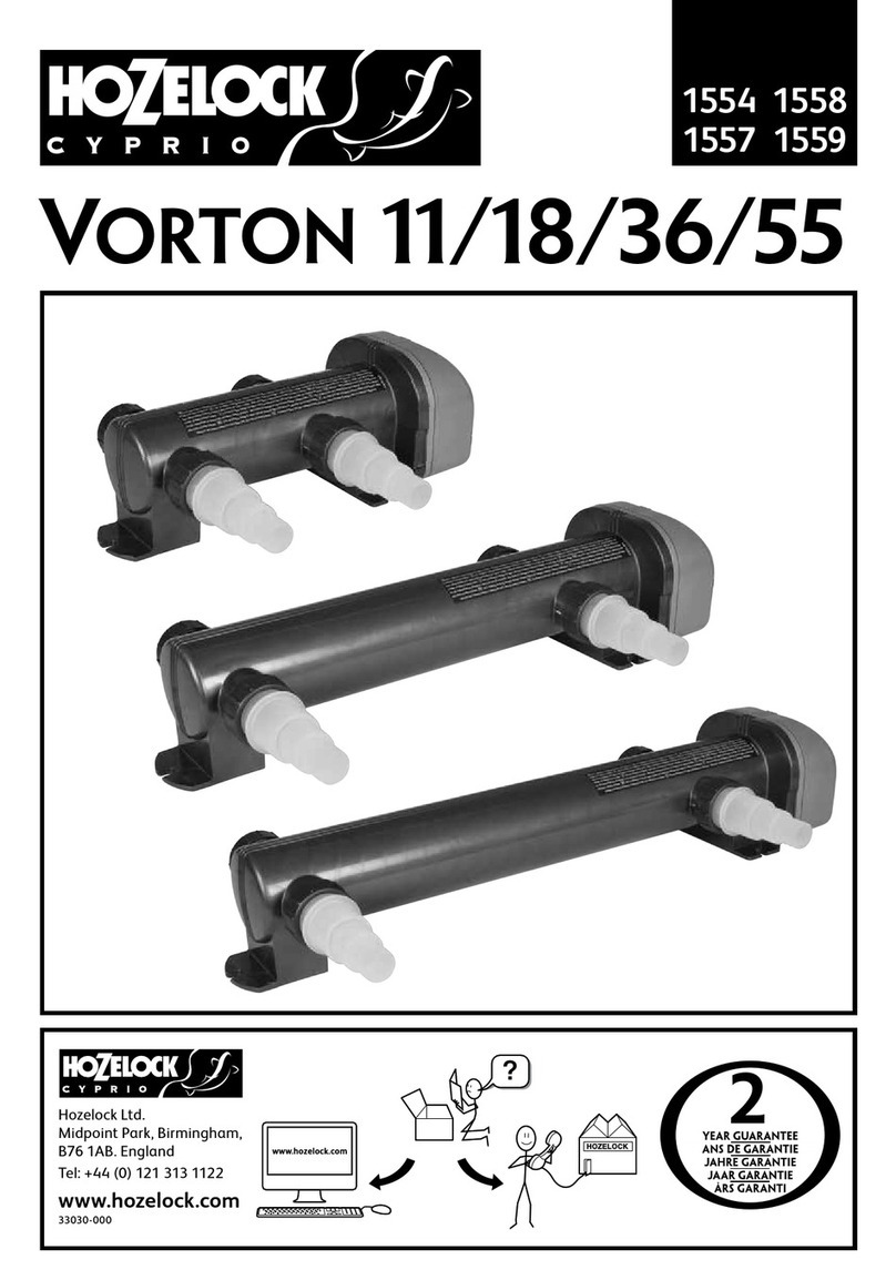 Hozelock Cyprio Vorton 18 manual