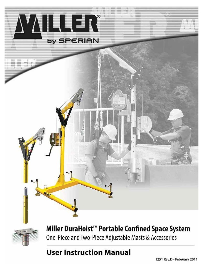 Sperian Miller DuraHoist Series User instruction manual