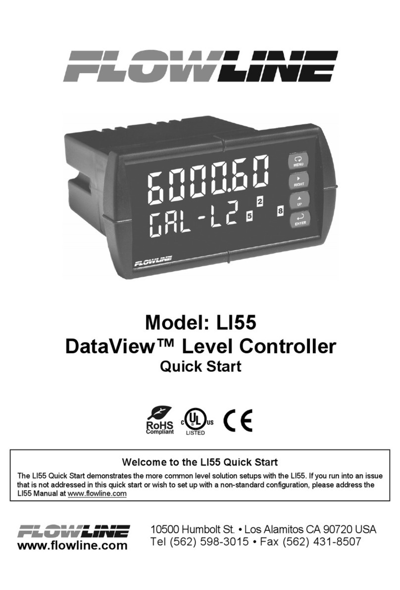 FlowLine DataView LI55 User manual