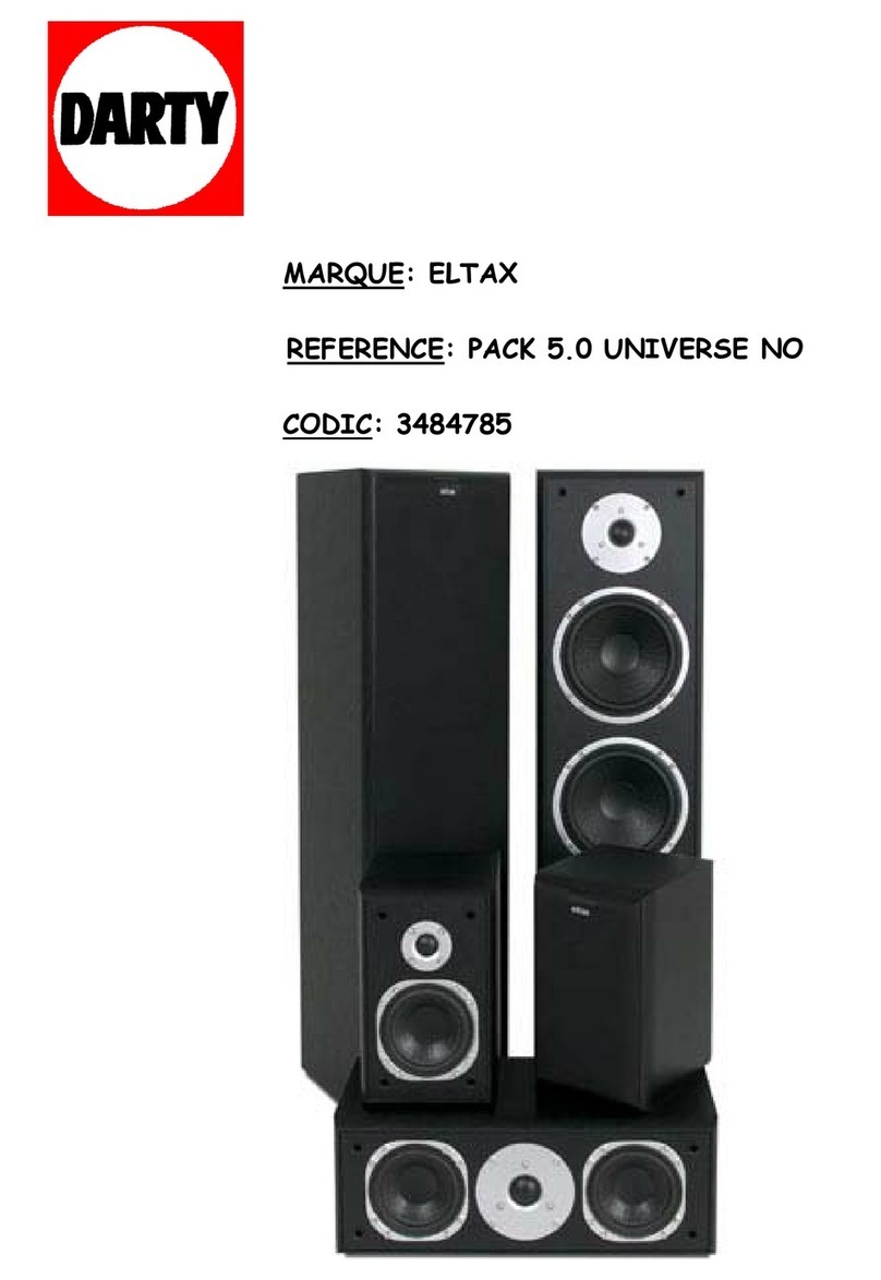 Eltax UNIVERSE PACK 5.0 instruction manual