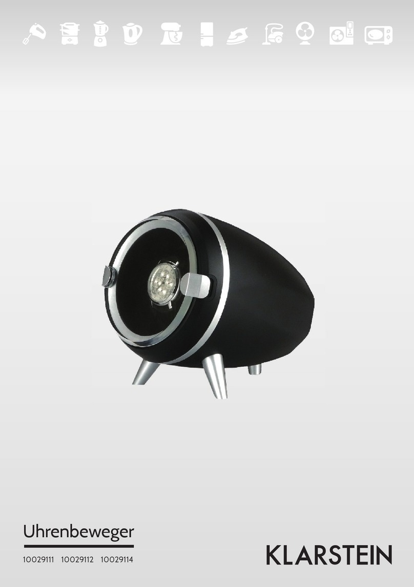 Klarstein 10029111 User manual