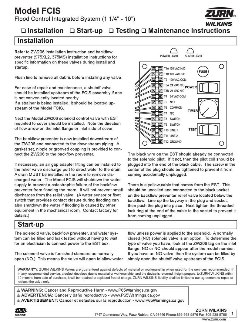 Zurn Wilkins FCIS manual