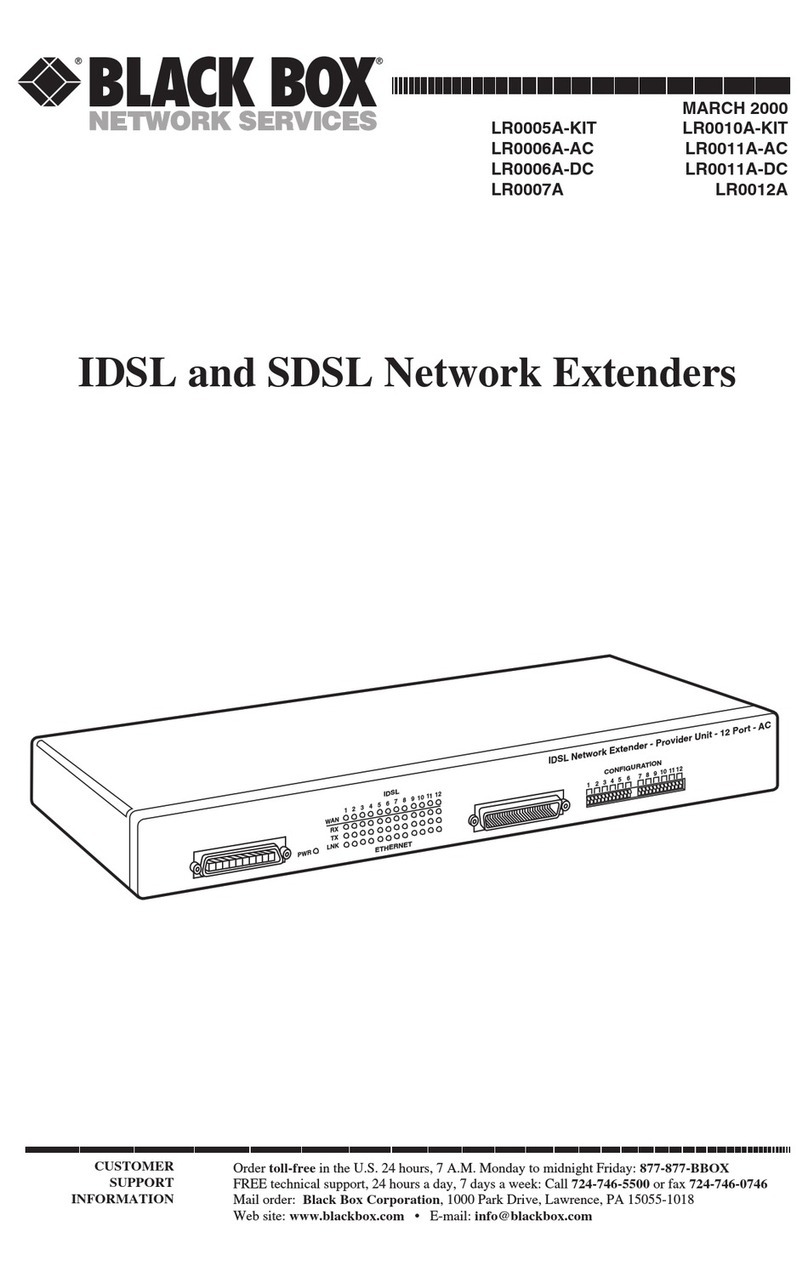 Black Box LR0005A-KIT User manual