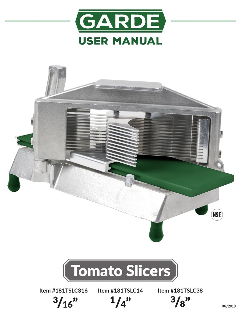 Garde 181TSLC316 user manual