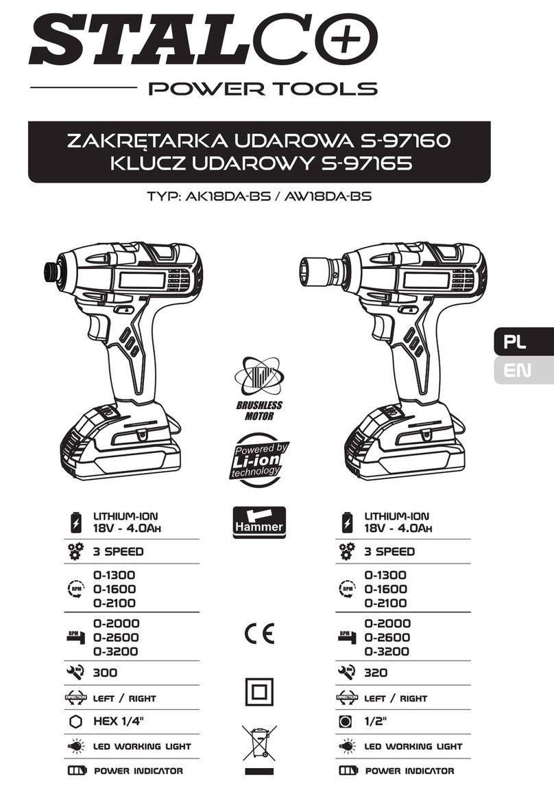 STALCO AW18DA-BS instruction manual