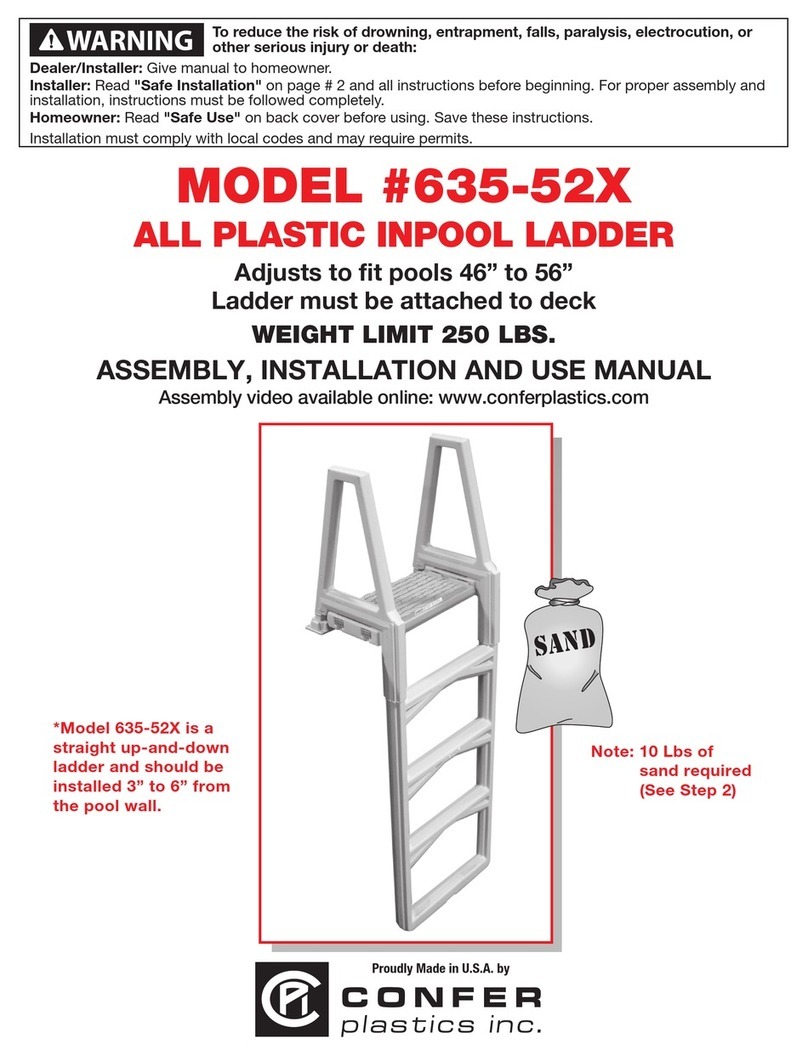 Confer Plastics 635-52X User manual