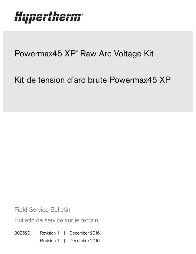 Hypertherm Powermax45 XP Reference manual