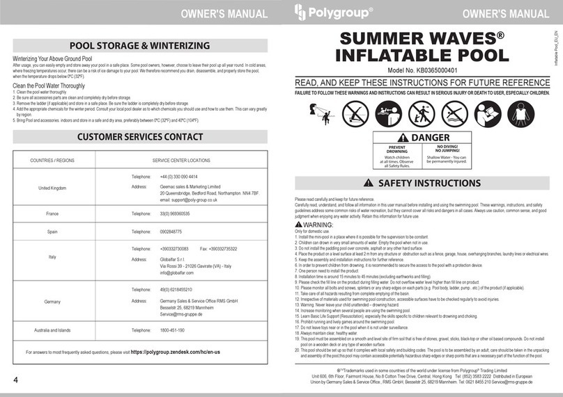 Polygroup SUMMER WAVES KB0365000401 User manual