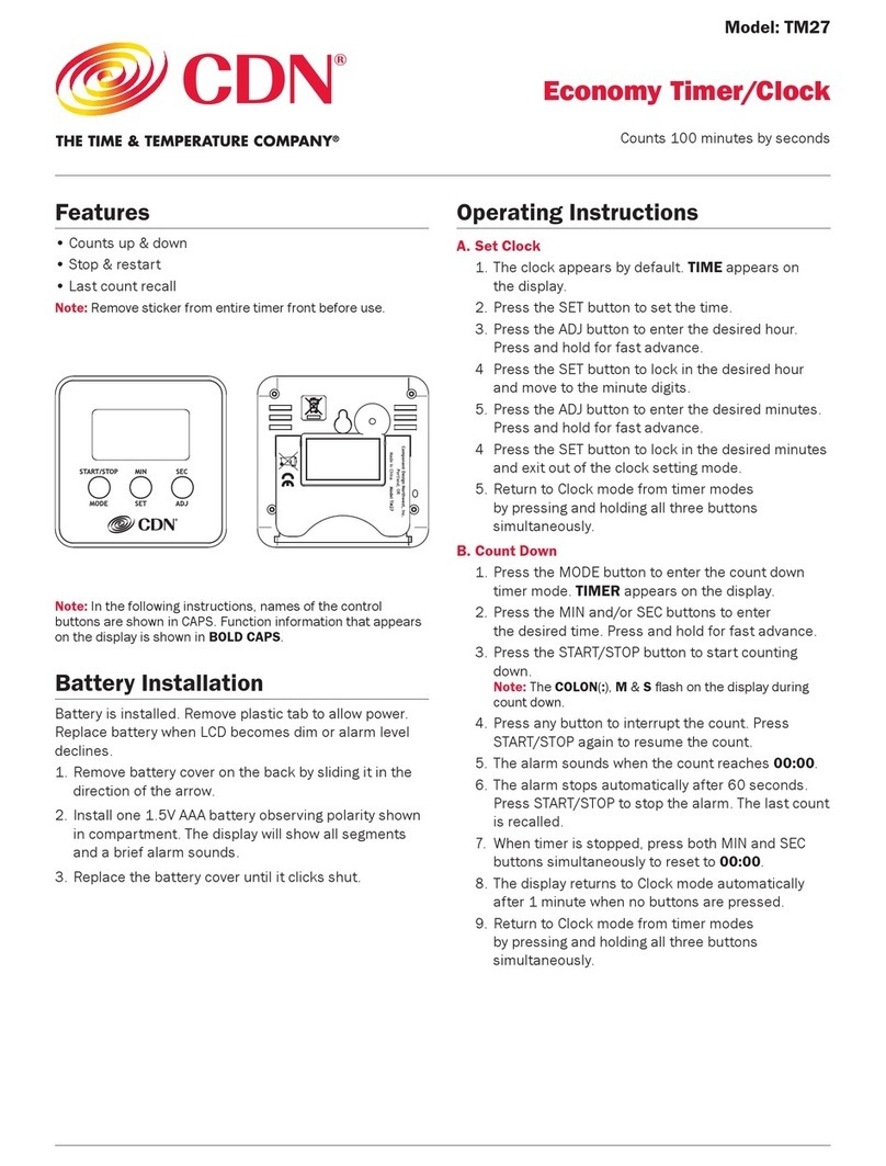 CDN TM27 quick start guide CDN TM27 quick start guide