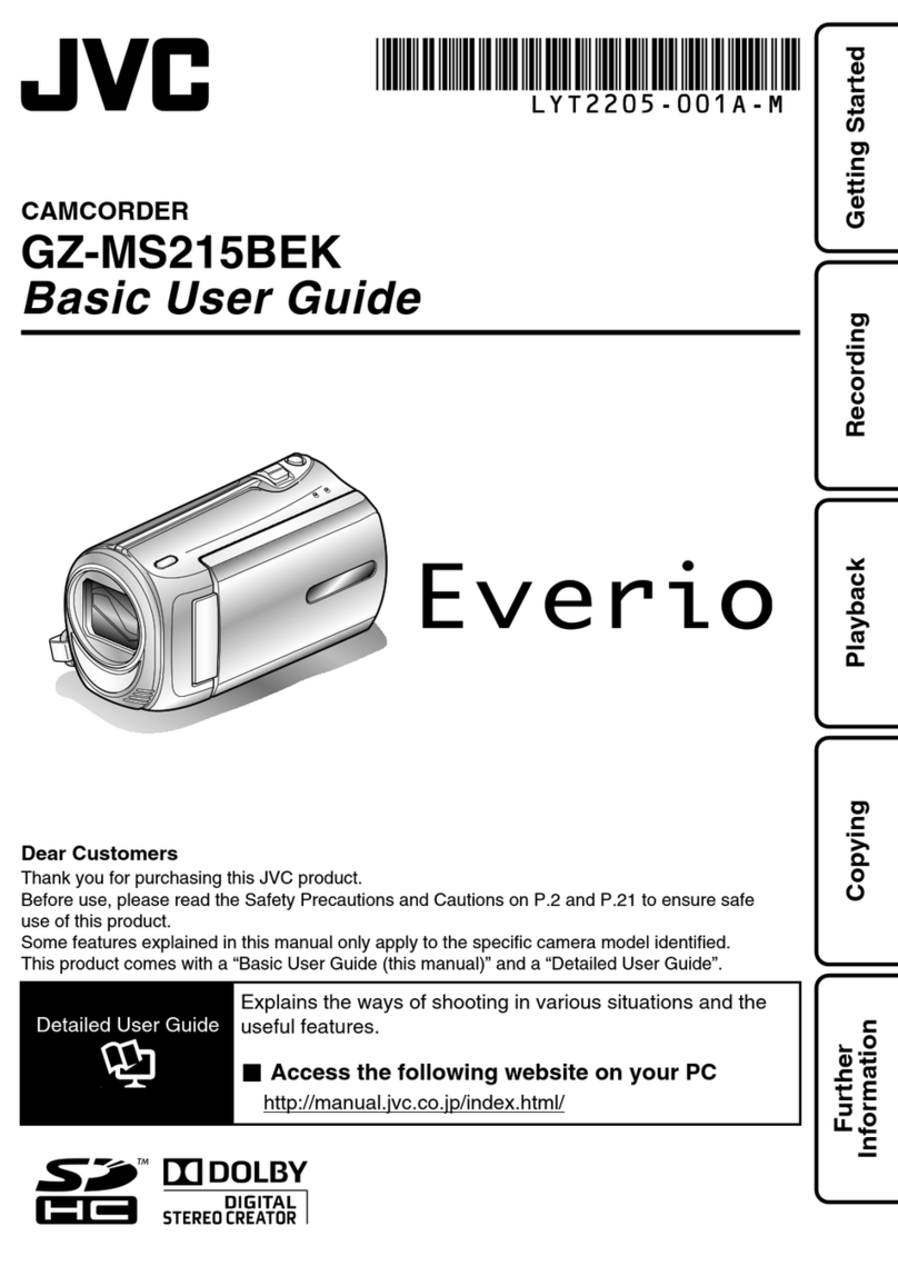 JVC Everio GZ-MS215BEK Operating and maintenance manual