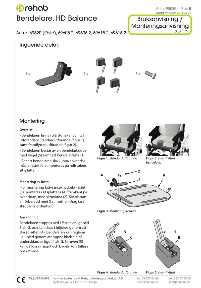 HD Rehab 69620 User manual HD Rehab 69620 User manual