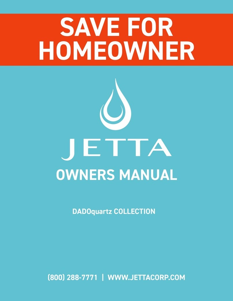 Jetta DADOquartz Series owner's manual Jetta DADOquartz Series owner's manual